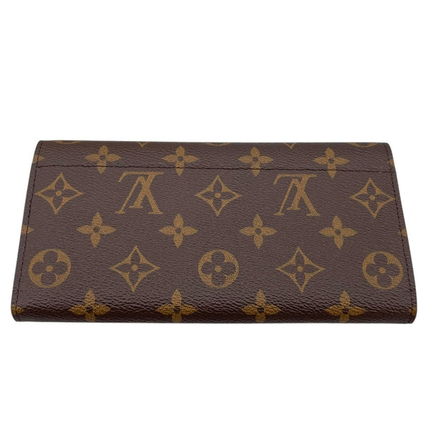 ルイ・ヴィトン LOUIS VUITTON ポルトフォイユ サラ M62235 ブラウン/ブルーオランプ モノグラム・キャンバス レディース 長財布
