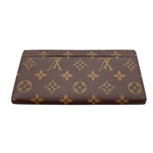ルイ・ヴィトン LOUIS VUITTON ポルトフォイユ サラ M62235 ブラウン/ローズバレリーヌ モノグラム・キャンバス レディース 長財布