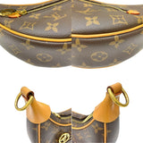 ルイ・ヴィトン LOUIS VUITTON ループ M81098 ブラウン モノグラム・キャンバス/レザー レディース ショルダーバッグ