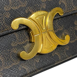 セリーヌ CELINE ショルダーバッグ クロード 194142 ブラウン トリオンフキャンバス レディース ショルダーバッグ