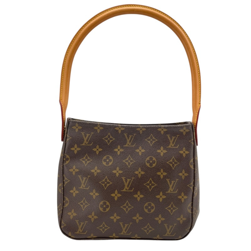 ルイ・ヴィトン LOUIS VUITTON ルーピングMM M51146 ブラウン モノグラムキャンバス レディース ショルダーバッグ