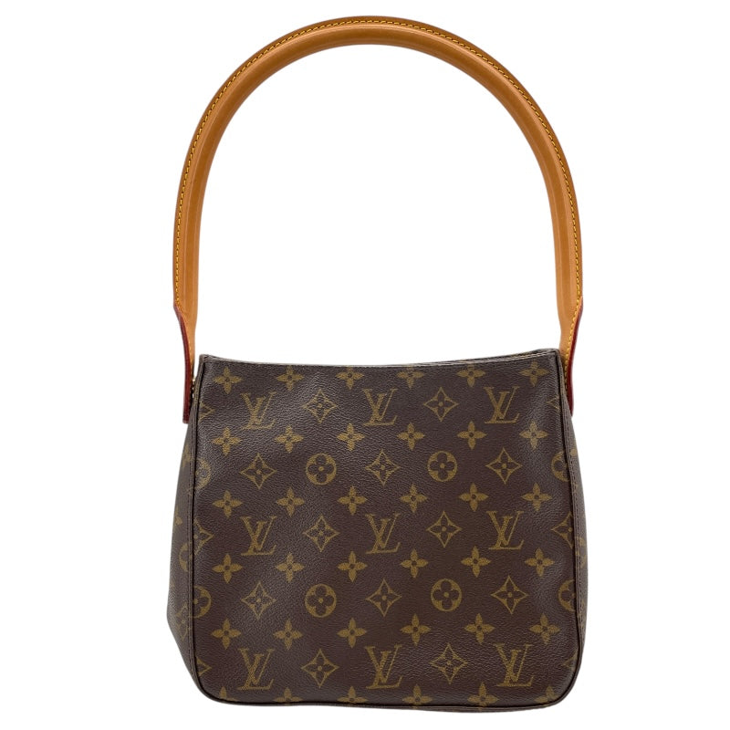 ルイ・ヴィトン LOUIS VUITTON ルーピングMM M51146 ブラウン モノグラムキャンバス レディース ショルダーバッグ
