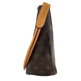ルイ・ヴィトン LOUIS VUITTON ルーピングMM M51146 ブラウン モノグラムキャンバス レディース ショルダーバッグ