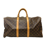 ルイ・ヴィトン LOUIS VUITTON キーポル50 M41426 ブラウン　ゴールド金具 モノグラム ユニセックス ボストンバッグ