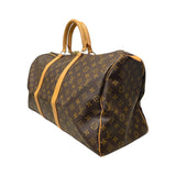 ルイ・ヴィトン LOUIS VUITTON キーポル50 M41426 ブラウン　ゴールド金具 モノグラム ユニセックス ボストンバッグ