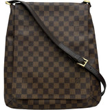 ルイ・ヴィトン LOUIS VUITTON ミュゼット N51302 ブラウン ダミエ・エベヌ レディース ショルダーバッグ