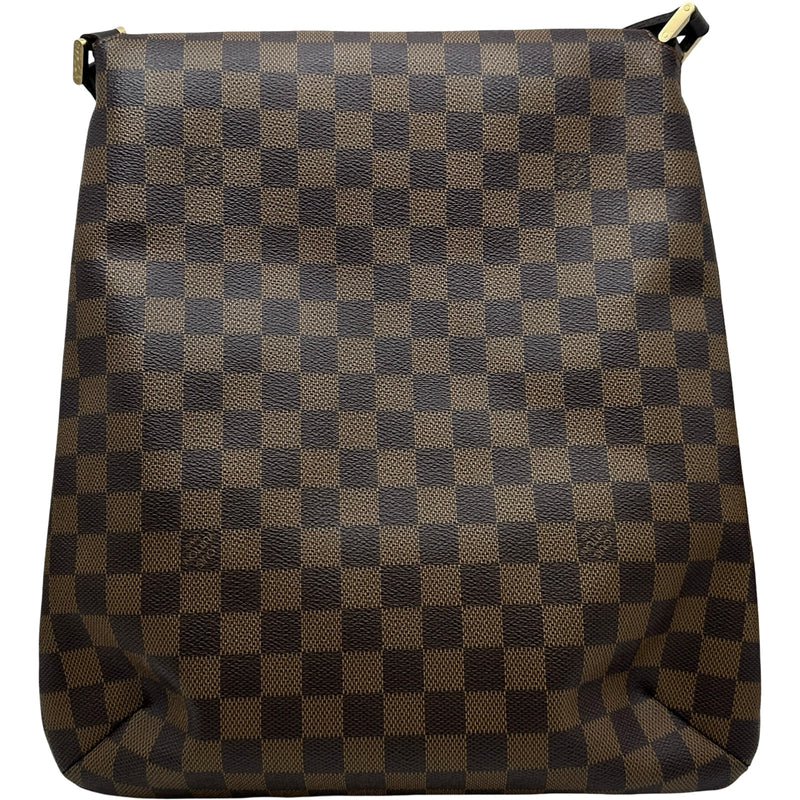 【美品】ルイヴィトン　N51302　ミュゼット　ダミエ　LV　PVC　茶系 ルイ・ヴィトン LOUIS VUITTON ミュゼット N51302 ブラウン ダミエ