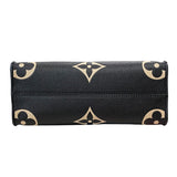 ルイ・ヴィトン LOUIS VUITTON オンザゴーPM M45659 ブラック モノグラム・アンプラント レディース トートバッグ