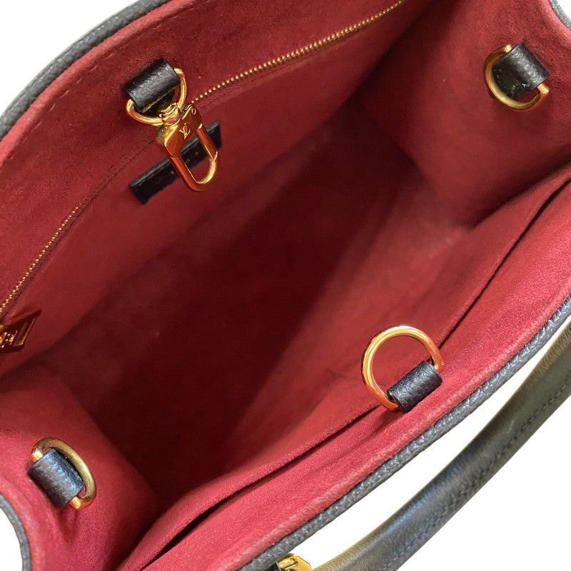 ルイ・ヴィトン LOUIS VUITTON オンザゴーPM M45659 ブラック モノグラム・アンプラント レディース トートバッグ
