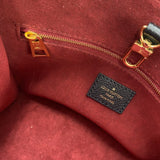 ルイ・ヴィトン LOUIS VUITTON オンザゴーPM M45659 ブラック モノグラム・アンプラント レディース トートバッグ