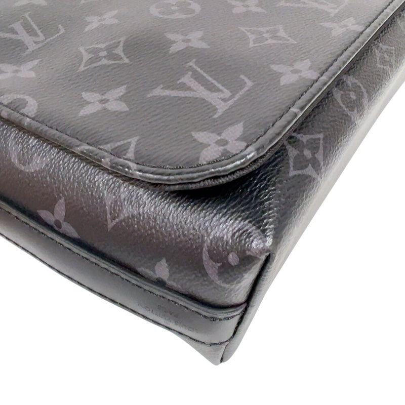 ルイ・ヴィトン LOUIS VUITTON ディストリクトMM M44001 ブラック　シルバー金具 モノグラム・エクリプス メンズ ショルダーバッグ