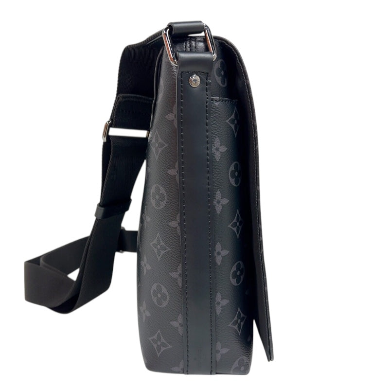 ルイ・ヴィトン LOUIS VUITTON ディストリクトMM M44001 ブラック　シルバー金具 モノグラム・エクリプス メンズ ショルダーバッグ