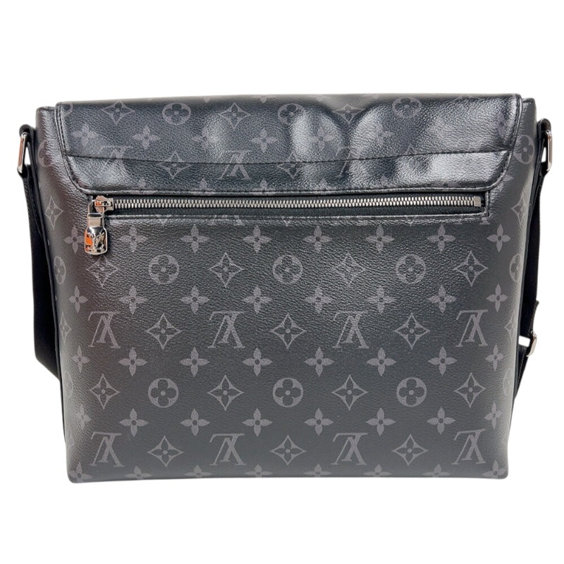 ルイ・ヴィトン LOUIS VUITTON ディストリクトMM M44001 ブラック　シルバー金具 モノグラム・エクリプス メンズ ショルダーバッグ