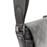 ルイ・ヴィトン LOUIS VUITTON ディストリクトMM M44001 ブラック　シルバー金具 モノグラム・エクリプス メンズ ショルダーバッグ