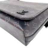 ルイ・ヴィトン LOUIS VUITTON ディストリクトMM M44001 ブラック　シルバー金具 モノグラム・エクリプス メンズ ショルダーバッグ
