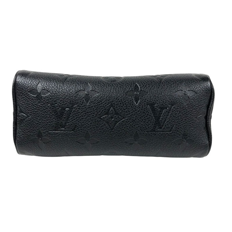 ルイ・ヴィトン LOUIS VUITTON ナノ・スピーディ M82450 ブラック モノグラム・アンプラントレザー レディース ショルダーバッグ
