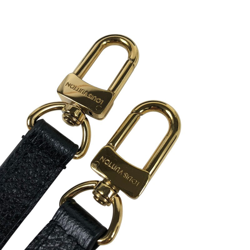 ルイ・ヴィトン LOUIS VUITTON ナノ・スピーディ M82450 ブラック モノグラム・アンプラントレザー レディース ショルダーバッグ