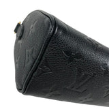 ルイ・ヴィトン LOUIS VUITTON ナノ・スピーディ M82450 ブラック モノグラム・アンプラントレザー レディース ショルダーバッグ