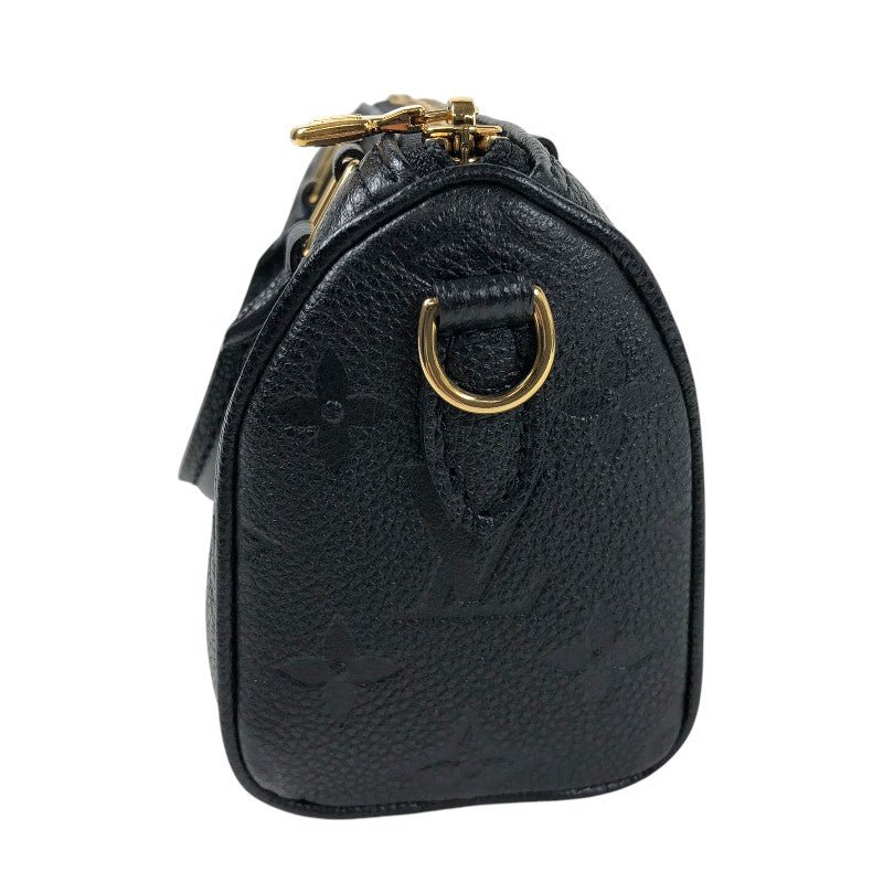 ルイ・ヴィトン LOUIS VUITTON ナノ・スピーディ M82450 ブラック モノグラム・アンプラントレザー レディース ショルダーバッグ