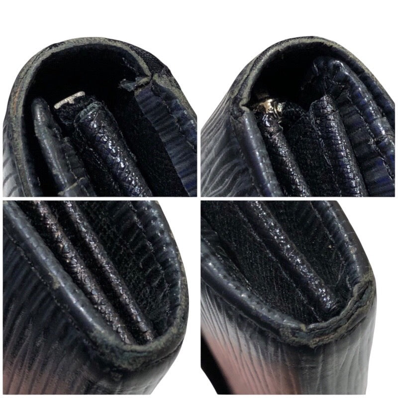 ルイ・ヴィトン LOUIS VUITTON ポルトフォイユ・サラ M63742 ブラック エピ ユニセックス 長財布