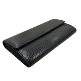 ルイ・ヴィトン LOUIS VUITTON ポルトフォイユ・サラ M63742 ブラック エピ ユニセックス 長財布