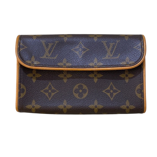 ルイ・ヴィトン LOUIS VUITTON ポシェットフロランティーヌ M51855 ブラウン モノグラムキャンバス レディース ショルダーバッグ