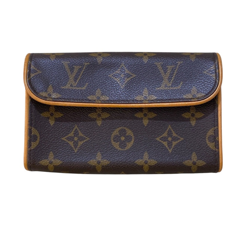 ルイ・ヴィトン LOUIS VUITTON ポシェットフロランティーヌ M51855 ブラウン モノグラムキャンバス レディース ショルダーバッグ