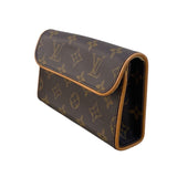 ルイ・ヴィトン LOUIS VUITTON ポシェットフロランティーヌ M51855 ブラウン モノグラムキャンバス レディース ショルダーバッグ