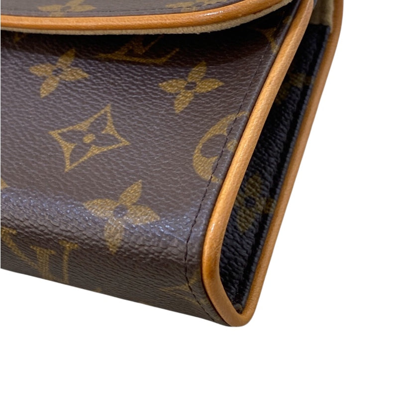 ルイ・ヴィトン LOUIS VUITTON ポシェットフロランティーヌ M51855 ブラウン モノグラムキャンバス レディース ショルダーバッグ
