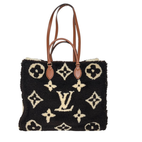 ルイ・ヴィトン LOUIS VUITTON モノグラム テディ オンザゴーGM M55420 ダークブラウン モノグラム・テディ レディース ハンドバッグ