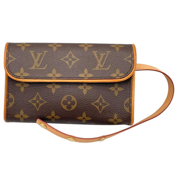 ルイ・ヴィトン LOUIS VUITTON ポシェットフロランティーヌ M51855 ブラウン モノグラムキャンバス レディース ショルダーバッグ