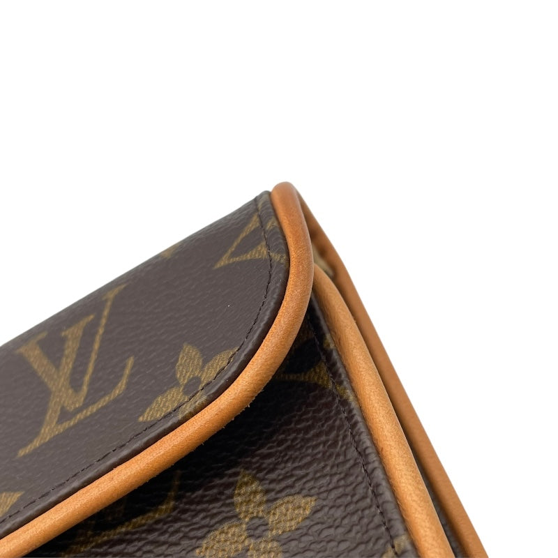 ルイ・ヴィトン LOUIS VUITTON ポシェットフロランティーヌ M51855 ブラウン モノグラムキャンバス レディース ショルダーバッグ
