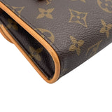 ルイ・ヴィトン LOUIS VUITTON ポシェットフロランティーヌ M51855 ブラウン モノグラムキャンバス レディース ショルダーバッグ