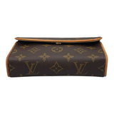 ルイ・ヴィトン LOUIS VUITTON ポシェットフロランティーヌ M51855 ブラウン モノグラムキャンバス レディース ショルダーバッグ