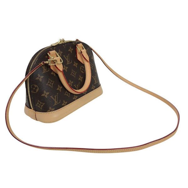ルイ・ヴィトン LOUIS VUITTON アルマBB  M53152 ブラウン　ゴールド金具 モノグラムキャンバス レディース ショルダーバッグ