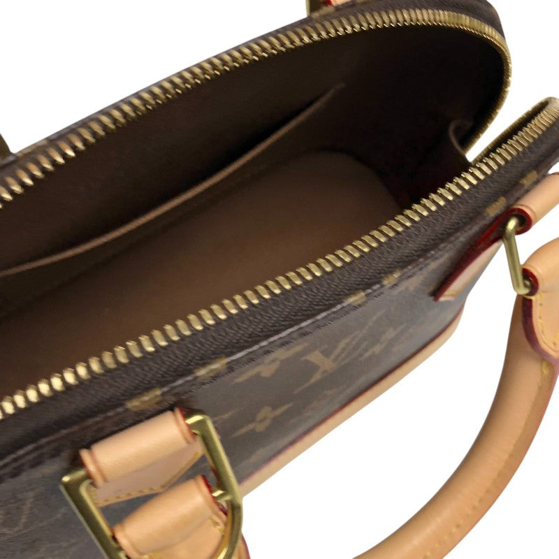 ルイ・ヴィトン LOUIS VUITTON アルマBB  M53152 ブラウン　ゴールド金具 モノグラムキャンバス レディース ショルダーバッグ
