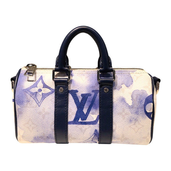 ルイ・ヴィトン LOUIS VUITTON キーポル・バンドリエールXS M45761 シルバー金具 モノグラムウォーターカラー メンズ ショルダーバッグ