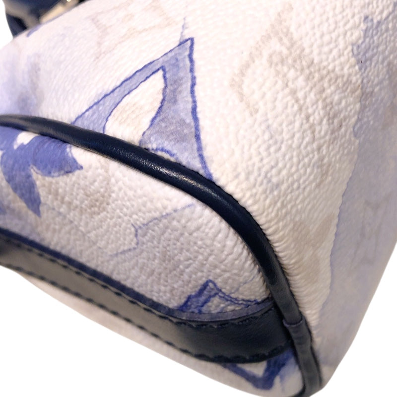 ルイ・ヴィトン LOUIS VUITTON キーポル・バンドリエールXS M45761 シルバー金具 モノグラムウォーターカラー メンズ ショルダーバッグ