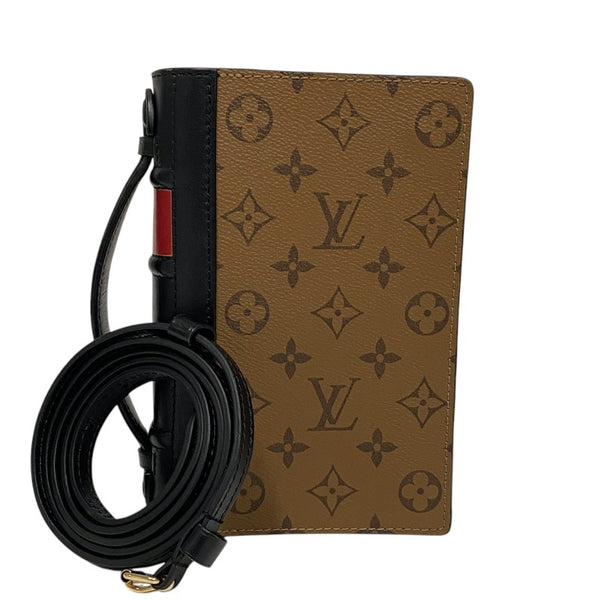 ルイ・ヴィトン LOUIS VUITTON ブックウォレット オン チェーン ショルダーバッグ M81830 モノグラムリバース レディース ショルダーバッグ
