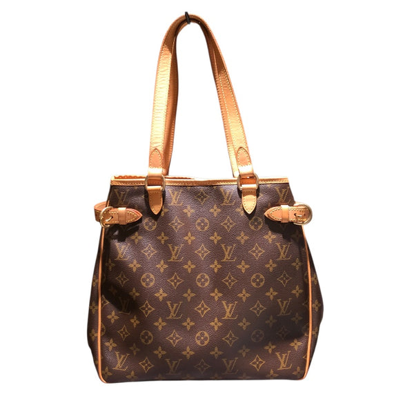 ルイ・ヴィトン LOUIS VUITTON バティニョール ヴェルティカル M51153 ブラウン モノグラムキャンバス レディース ショルダーバッグ