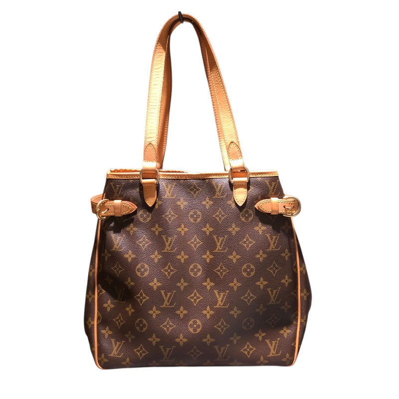 ルイ・ヴィトン LOUIS VUITTON バティニョール ヴェルティカル M51153 ブラウン モノグラムキャンバス レディース ショルダーバッグ