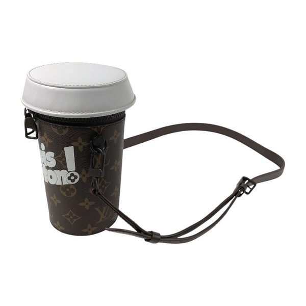 ルイ・ヴィトン LOUIS VUITTON モノグラム コーヒーカップ エブリデイLV 2021秋冬 M80812 ホワイト・ブラウン ユニセックス ショルダーバッグ