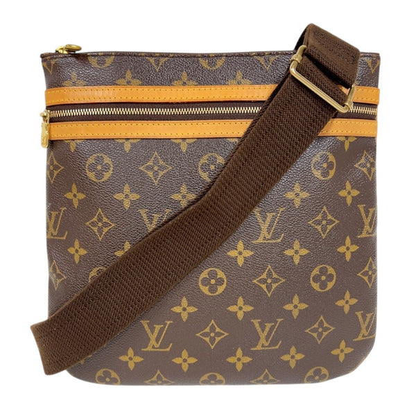 ルイ・ヴィトン LOUIS VUITTON ポシェットボスフォール M40044 ブラウン　ゴールド金具 モノグラム レディース ショルダーバッグ
