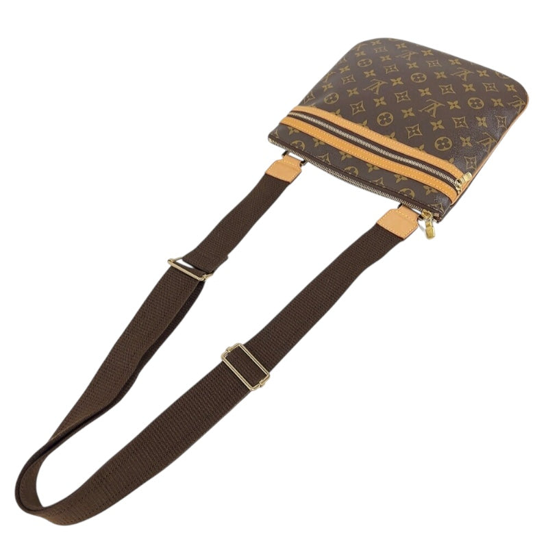ルイ・ヴィトン LOUIS VUITTON ポシェットボスフォール M40044 ブラウン　ゴールド金具 モノグラム レディース ショルダーバッグ