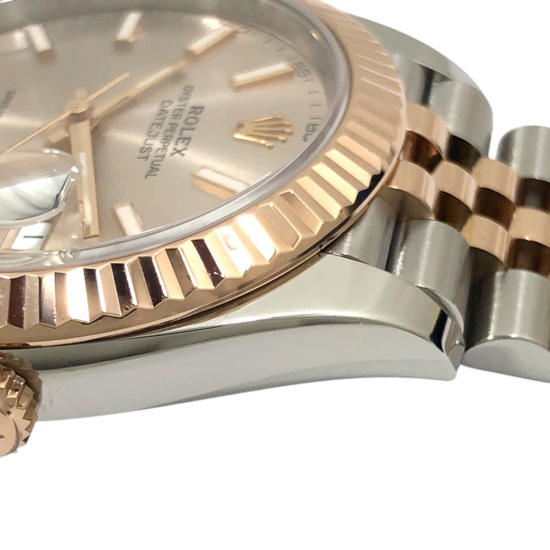 ロレックス ROLEX デイトジャスト41 ランダムシリアル 126331 サンダスト ジュビリーブレス SS/K18PG メンズ 腕時計