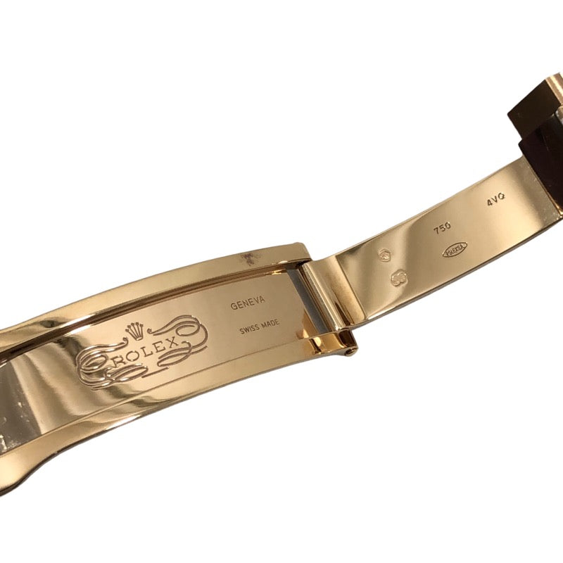 ロレックス ROLEX ヨットマスター40 ランダムシリアル 116655 ブラック K18YG/ラバーストラップ メンズ 腕時計