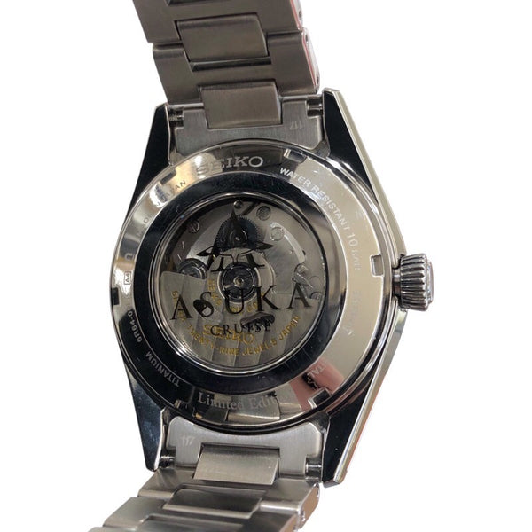 セイコー SEIKO プレザージュオートマティック　飛鳥2コラボ限定モデル SARF015 ホワイト SS    メンズ 腕時計