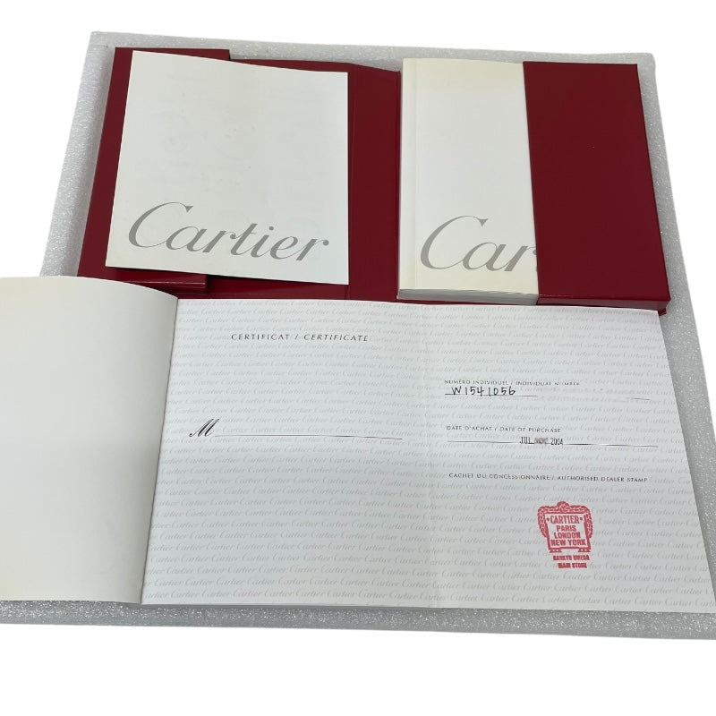 カルティエ Cartier タンク ルイ カルティエSM W1541056 K18WG クオーツ レディース 腕時計