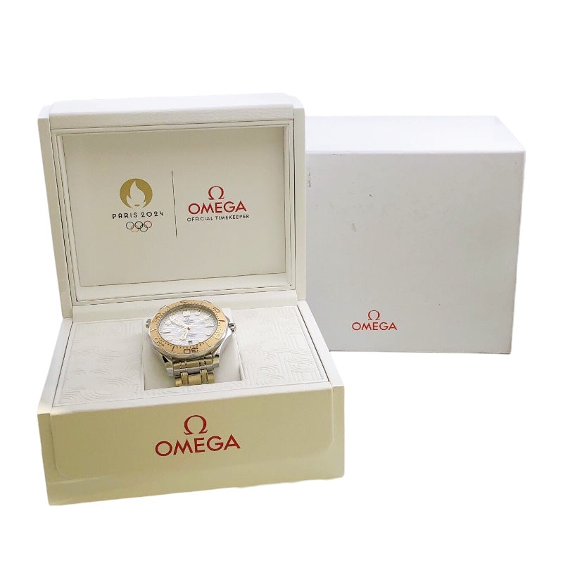 オメガ OMEGA シーマスター ダイバー 300Mシーマスター パリ2024 522.21.42.20.04.001 K18/SS 自動巻き メンズ 腕時計