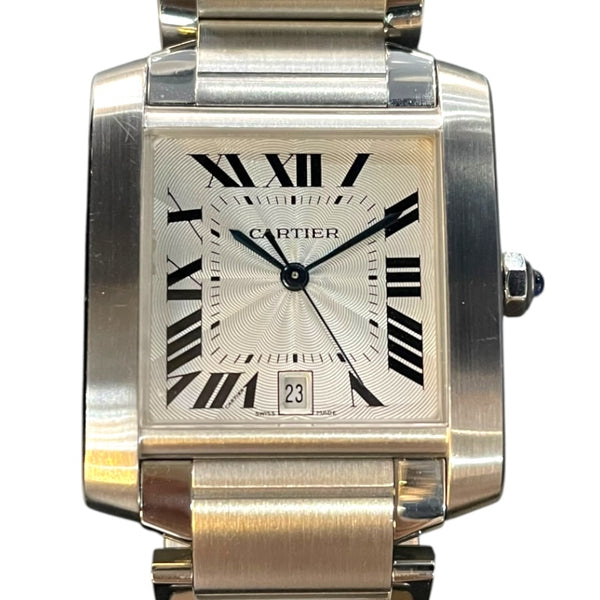 カルティエ Cartier タンク フランセーズ LM W51002Q3 SS クオーツ レディース 腕時計